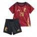 Belgium Lois Openda #20 Replica Home Minikit Euro 2024 Short Sleeve (+ pants)